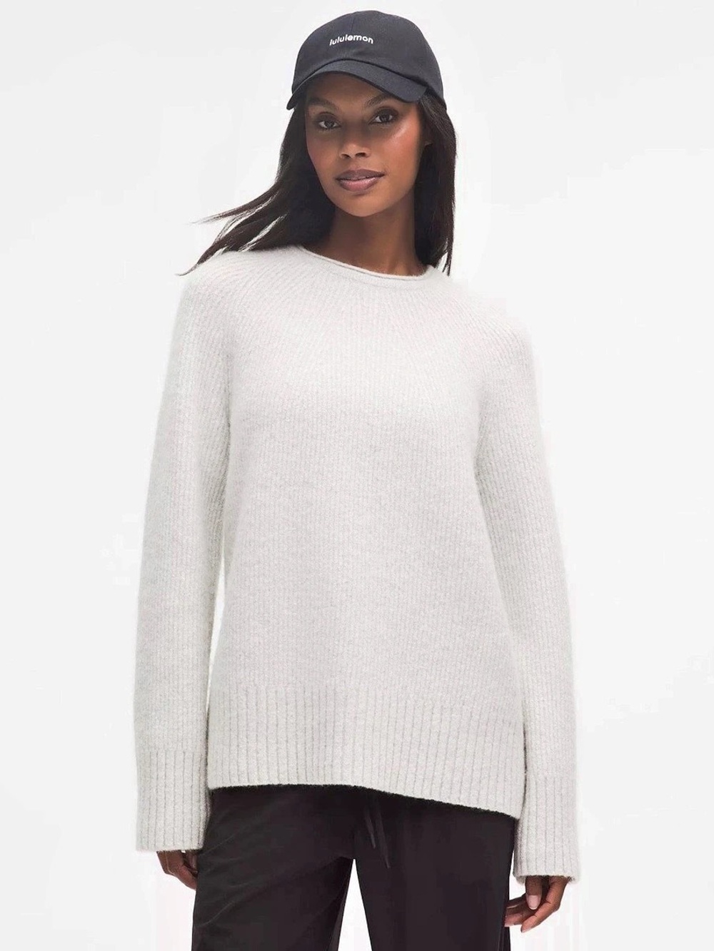 Lululemon Alpaca blend crewneck sweater. Gray. Size S